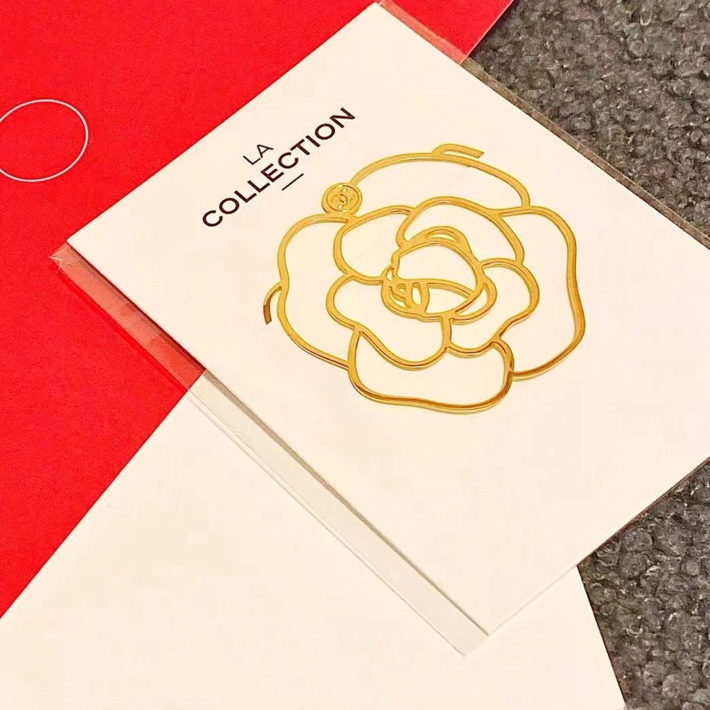 Thẻ Đánh Dấu Sách Hình Hoa Trà