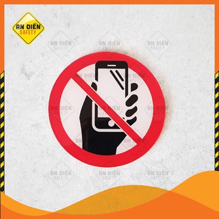 Biển báo No Cellphone Cấm Sử Dụng Điện Thoại trong giờ làm việc hoặc trong phòng họp