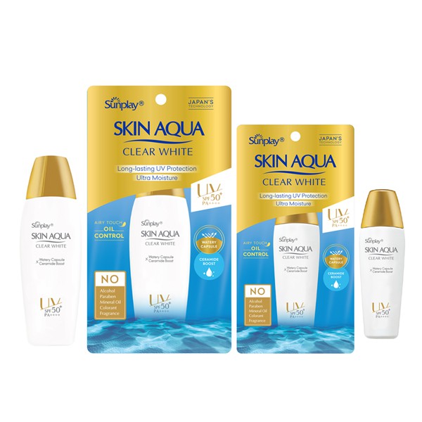 ✅ CHAI LỚN 55g Sữa chống nắng trắng da Sunplay Skin Aqua spf 50+ Pa ++++