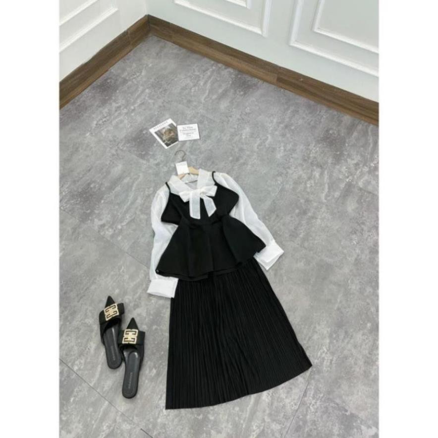 Set đồ nữ cá tính, set váy dài áo sơ mi đi chơi sang chảnh mùa hè đẹp YA139 | BigBuy360 - bigbuy360.vn