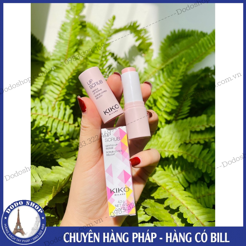 Tẩy da chết cho môi Kiko Lip Scrub mẫu mới nhất năm 2021