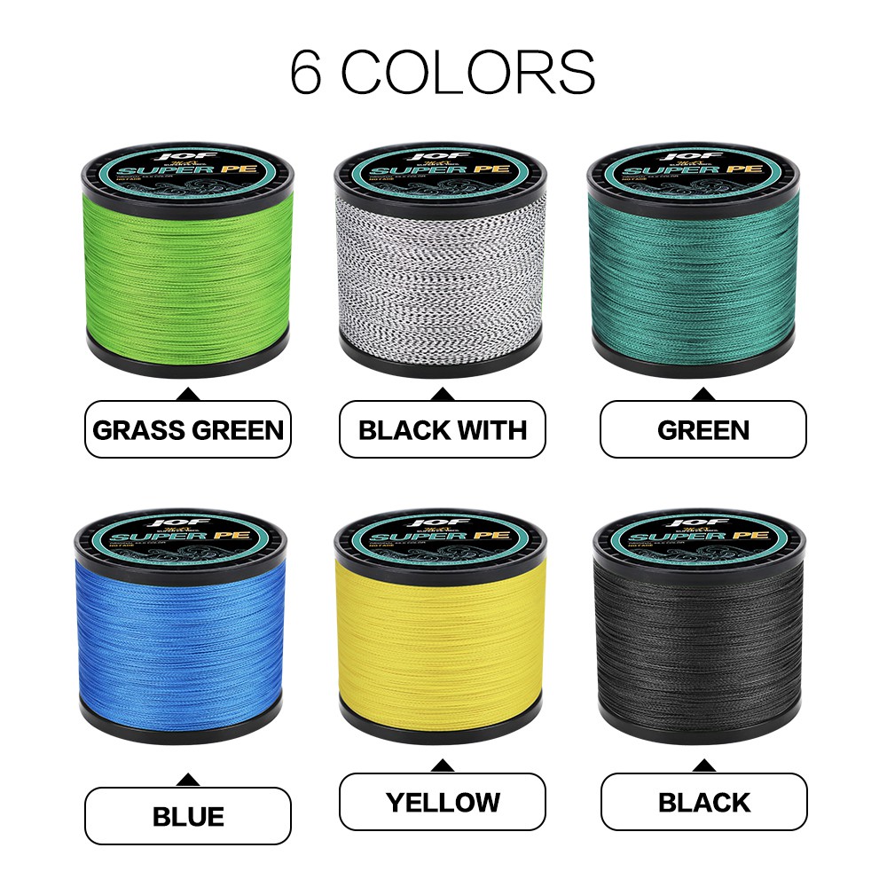 Cuộn Dây Câu Cá JOF 1000M X4 Chất Lượng Cao