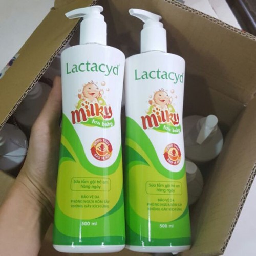✅ Sữa Tắm Lactacyd Milky An Toàn Cho Bé 500ml/250ml