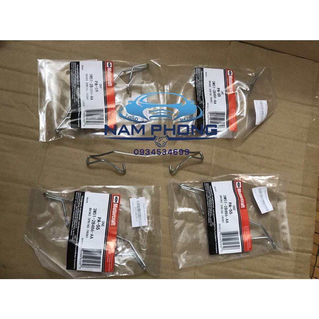 Phanh cài má phanh trước Focus 10 Ecosports 14 - 20 - 3M512B468AA / 3M5Z2B486AA