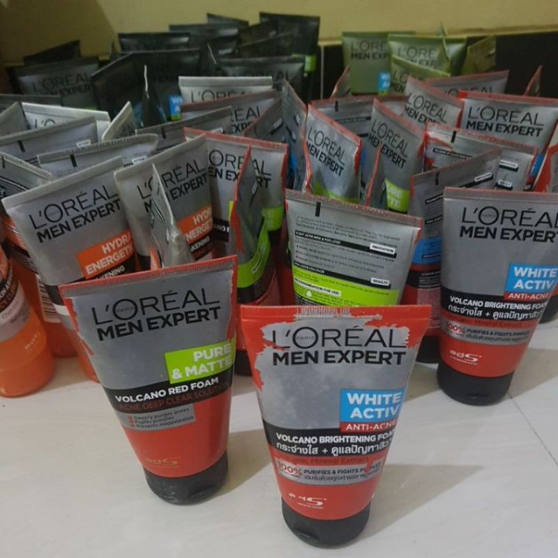 (Hàng Mới Về) Sữa Rửa Mặt Tạo Bọt Loreal Trắng Cho Nam 100ml