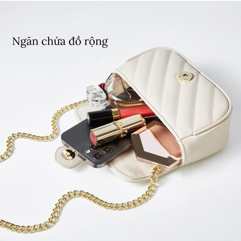 Túi xách nữ đeo vai đeo chéo chất liệu da xịn hàng Quảng Châu cao cấp JUMITO