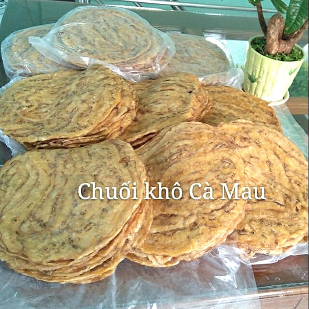 [Mã 267FMCGSALE giảm 8% đơn 500K] Chuối Xiêm ép dẻo Đà Lạt miếng tròn | BigBuy360 - bigbuy360.vn