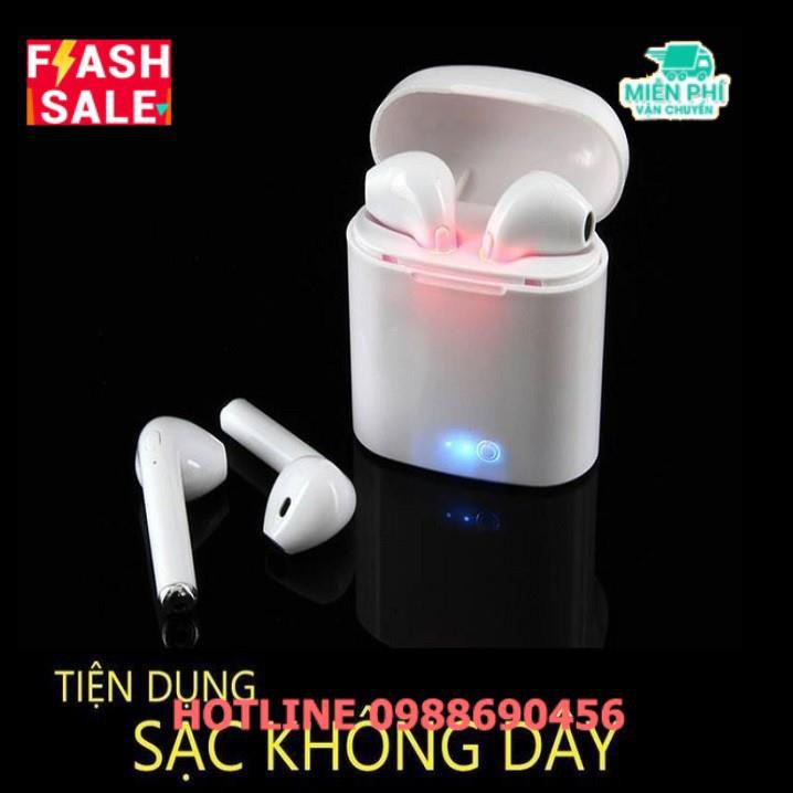 Tai nghe Bluetooth không dây i7s-Tws loại 2 tai nghe kèm hộp sạc âm thanh cực hay