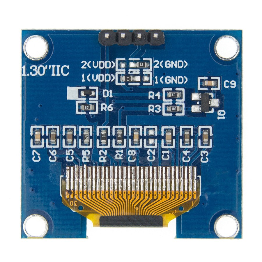 [MUMU] Mô Đun Màn Hình Oled 1.3 Oled 128x64 1.3 Inch Oled Lcd Iic I2C Cho Arduino
