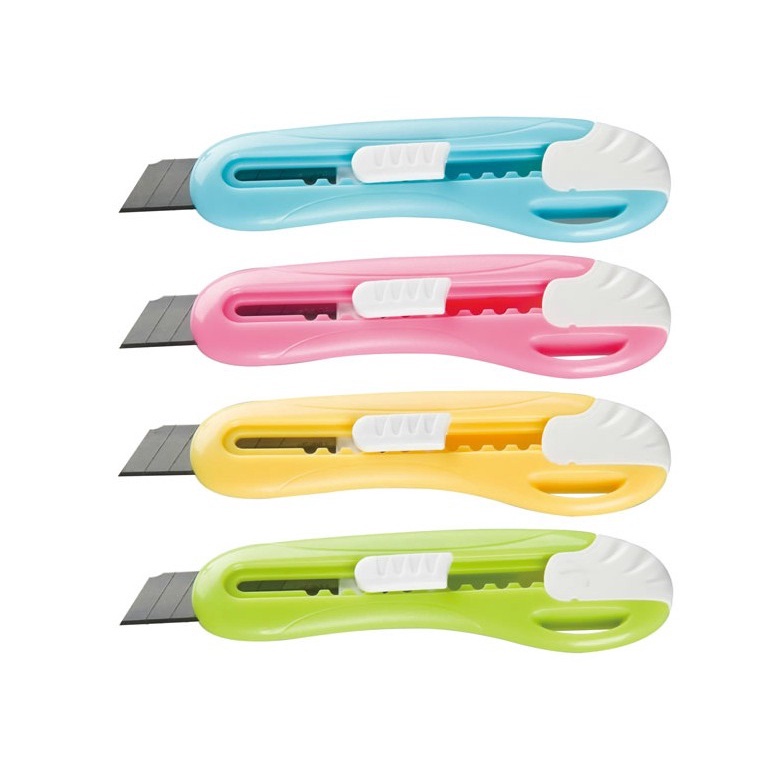 Dao cắt giấy Mini dễ thương tiện dụng cho trường học/ văn phòng Dao rọc giấy mini 55mm Deli bỏ túi