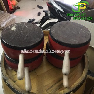 Trống khẩu hát chèo, bán trống khẩu có tay cầm - Thiết bị Đoàn Đội