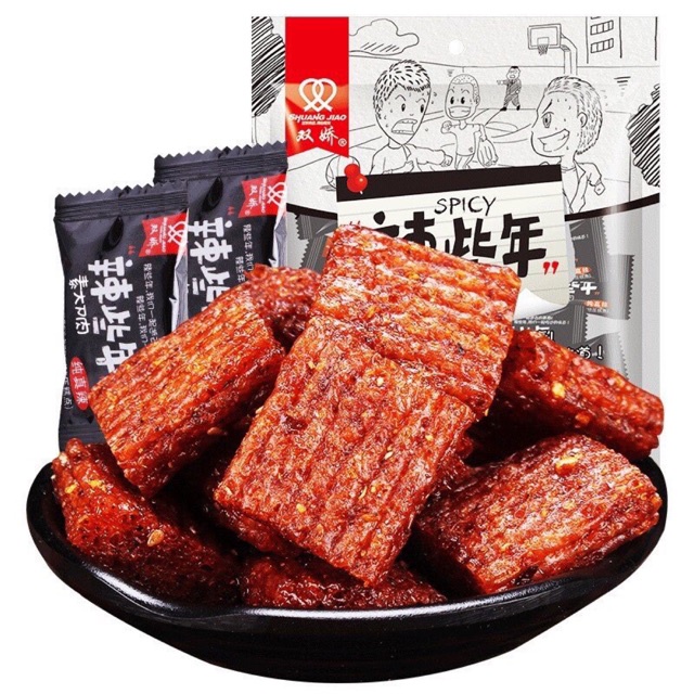 Gói thịt hổ chay 250g có nhiều gói nhỏ bên trong