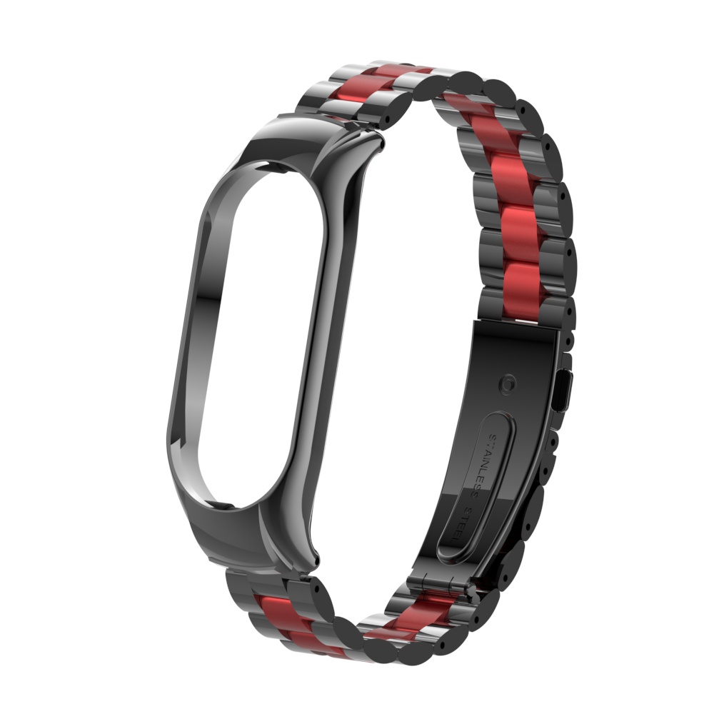 Dây Đeo Thay Thế Bằng Thép Không Gỉ Cho Xiaomi Mi band 7 Mi band 3 / 4 / 5 / 6