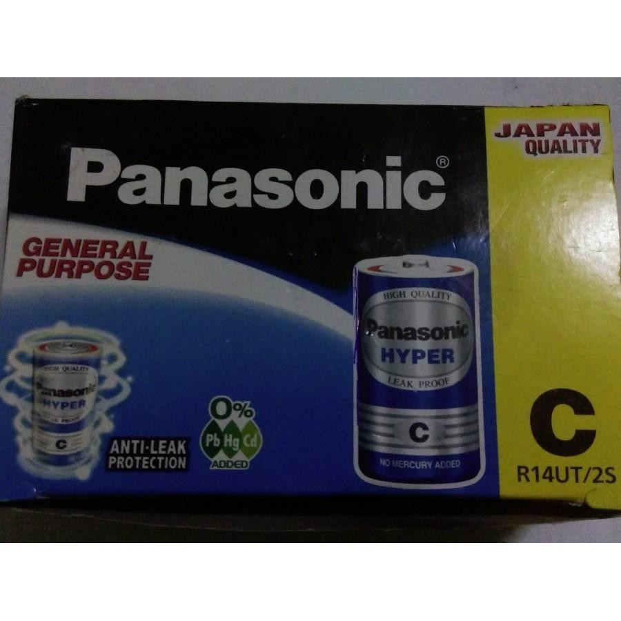 [Combo] 2 viên Pin trung C 1,5V Panasonic Hyper R14UT/2S
