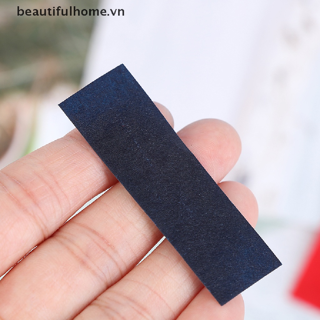 Bộ 300 Miếng Giấy Hai Mặt Màu Xanh Dương Dùng Trong Nha Khoa 200 Micron