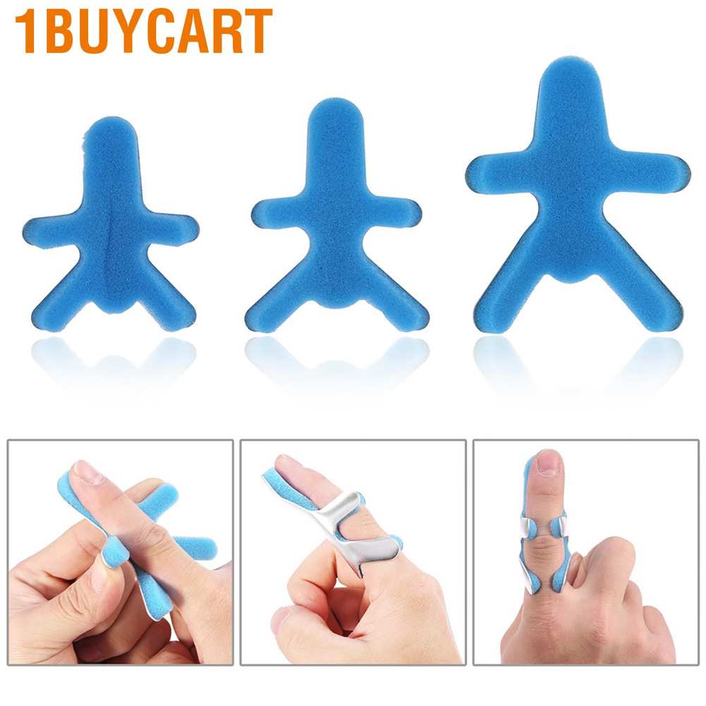 (Hàng Mới Về) 1 Nẹp Hỗ Trợ Phục Hồi Ngón Tay 3 Kích Cỡ Bằng Nhôm