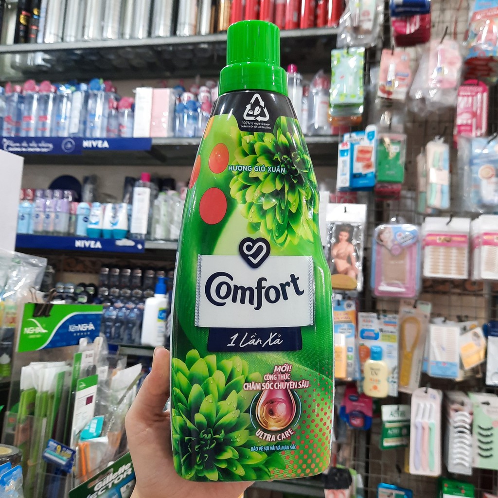 Nước xả Comfort 1 lần xả hương gió xuân chai 800ml