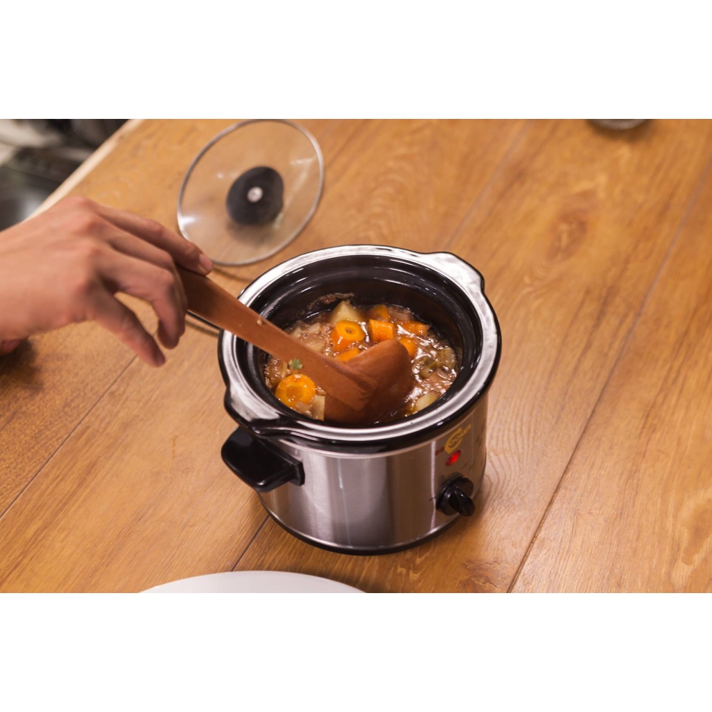 Combo Nồi hầm chậm nấu cháo BBcooker dung tích 2.5L BS25 và 1.5L BS15