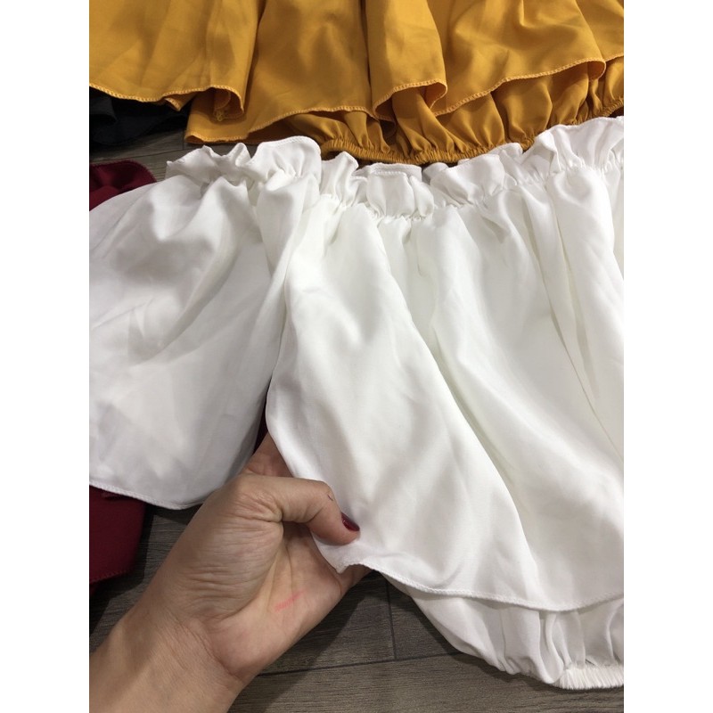 ÁO CROPTOP TRỄ VAI TAY NGẮN