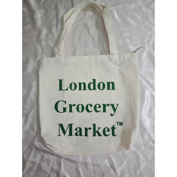 Túi tote canvas phong cách hàn quốc London Market