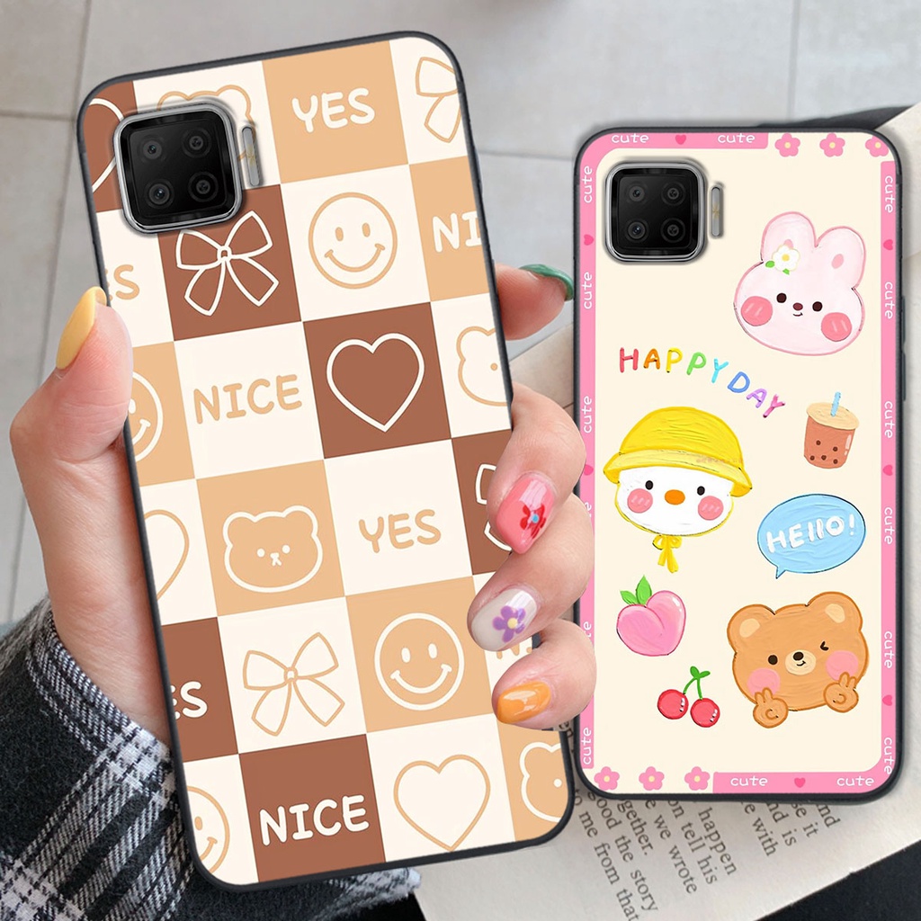 Ốp lưng Oppo A73 happy day, gấu bear dễ thương - BỀN - ĐẸP -BAO GIÁ TOÀN THỊ TRƯỜNG