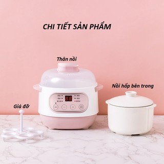 💕Bảo Hành 12 Tháng💕 Nồi Hầm Cháo, Kho Cá Chậm, Hầm Cách Thủy, Ninh Cháo Cho Bé 4In 1 Tiện Dụng Cho Gia Đình Bạn