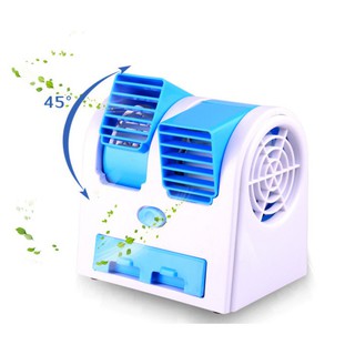 Quạt thổi đá có khay đựng 2 ống thông gió (TÍm)