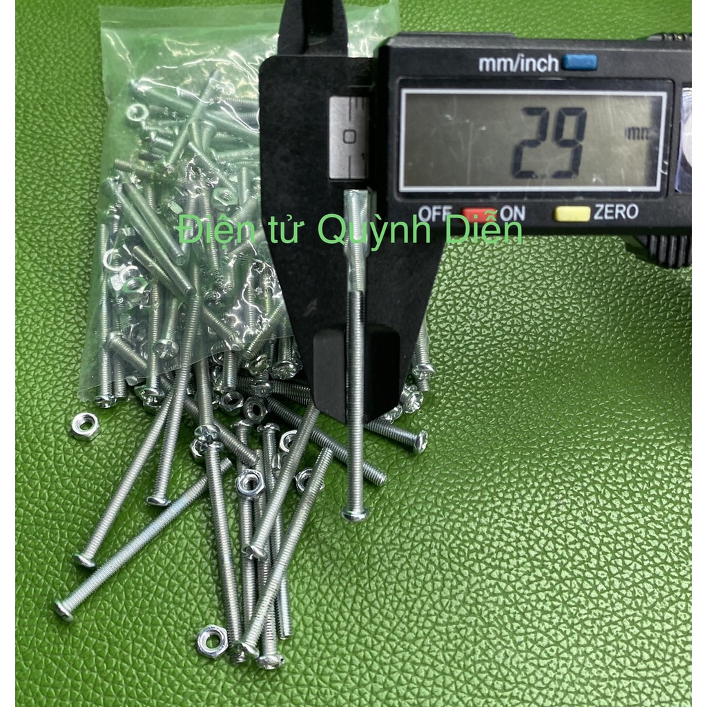 Ốc vít tán M3 3ly dài 4cm  90 con - linh kiện điện tử QUỲNH DIỄN
