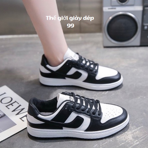 Giày nữ jordan thể thao sneakers cổ thấp màu xám, hồng, đen mẫu mới hot trend, giầy giá rẻ cá tính