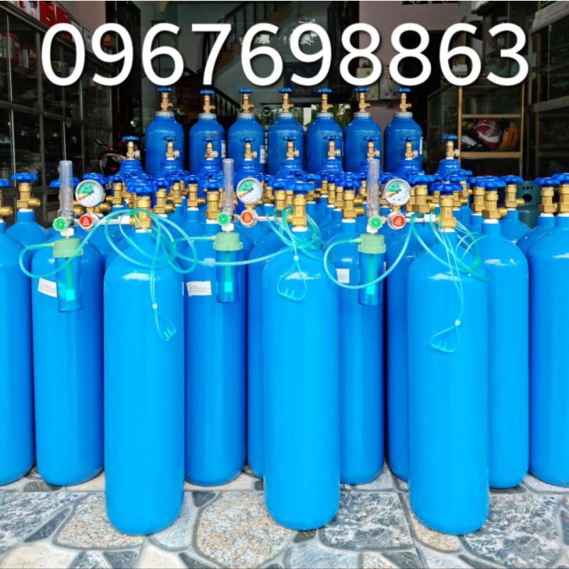 Trọn bộ bình Oxy thở 9lít