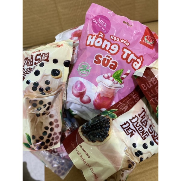 BỊCH KẸO DẺO TRÀ SỮA TRÂN CHÂU