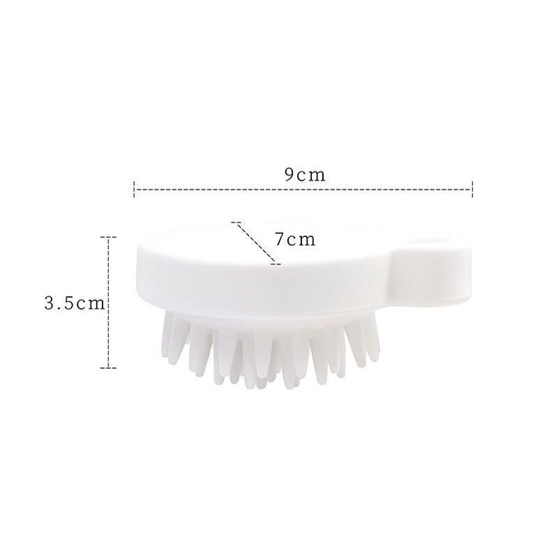 Lược gội đầu Silicon Muji  - giảm rụng tóc - kích thích mọc tóc