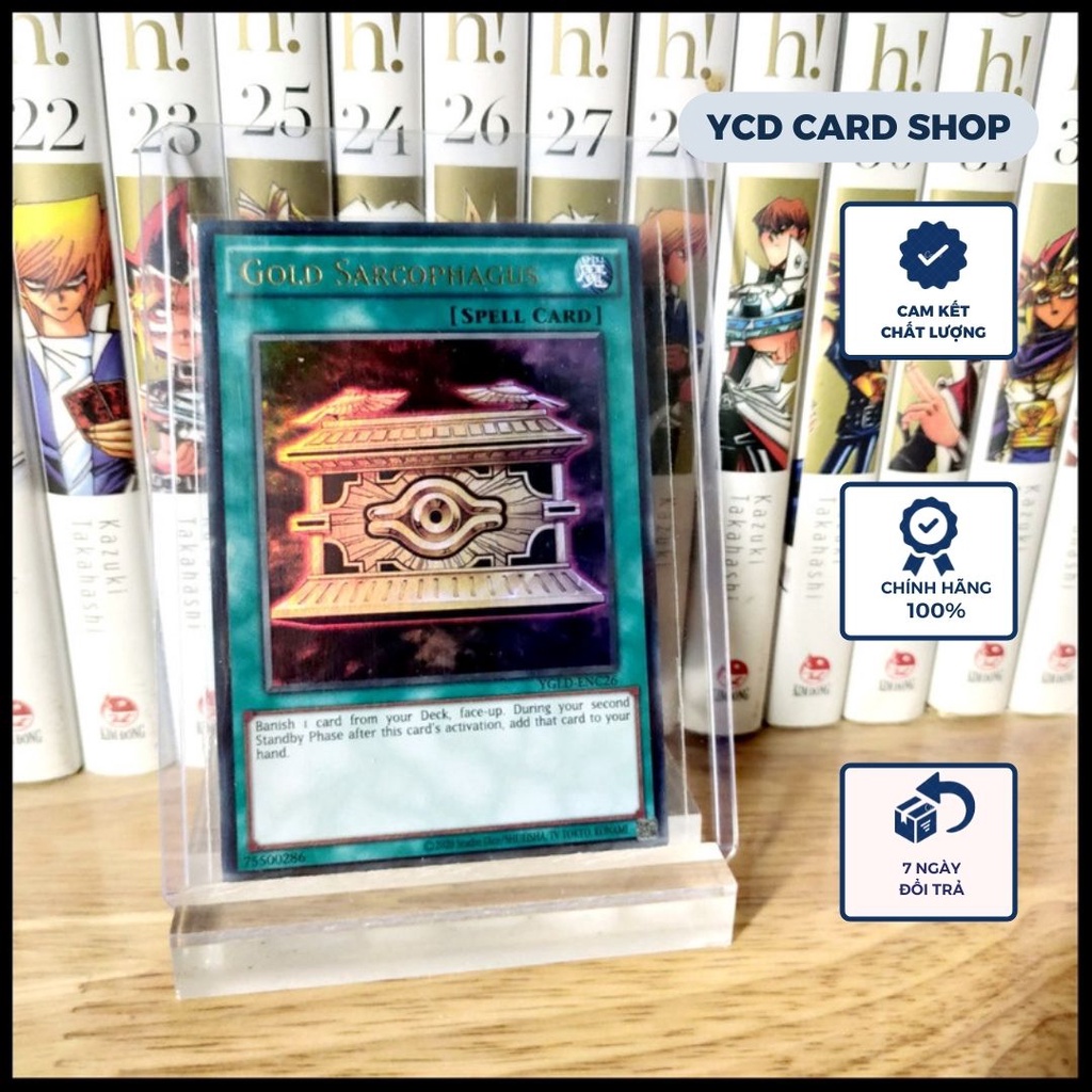 Thẻ bài yugioh chính hãng Gold Sarcophagus – Ultra Rare