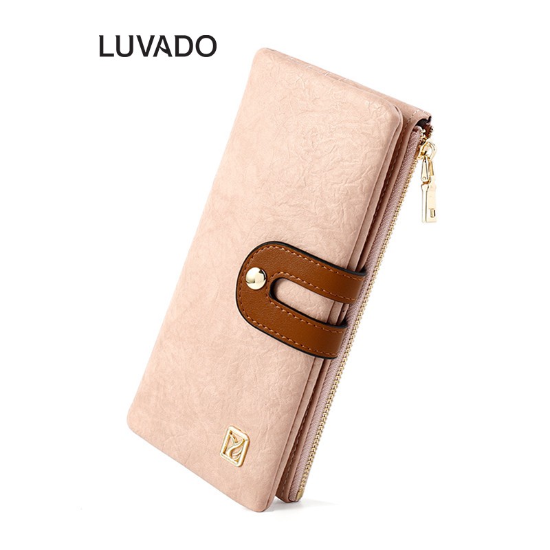 Ví nữ đựng tiền dài đẹp cầm tay TAOMICMIC nhiều ngăn thời trang cao cấp LUVADO VD295