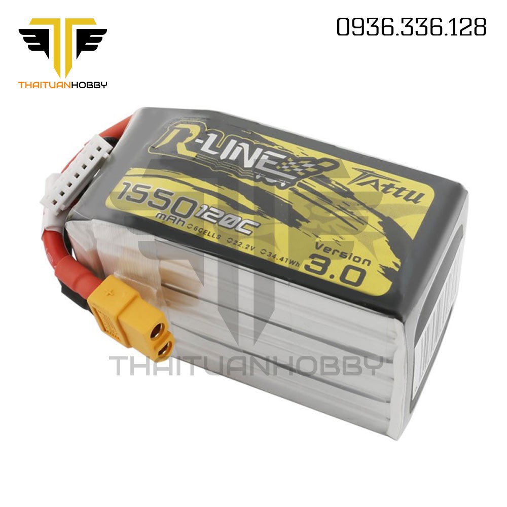 Pin Lipo Tattu Rline 1550mah 6s 120c