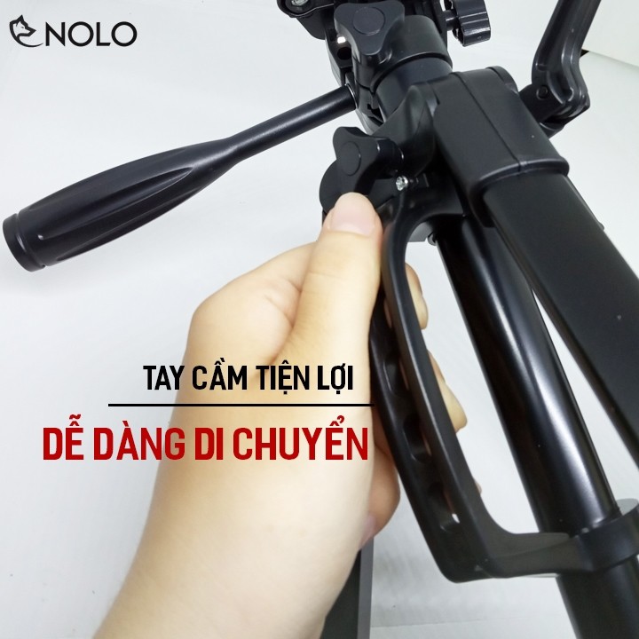 Tripod Máy Ảnh 3 Chân Dùng Cho Điện Thoại, Máy Ảnh, Máy Quay Model 3366 Chất Liệu Khung Hợp Kim Chịu Tải 2.5kg