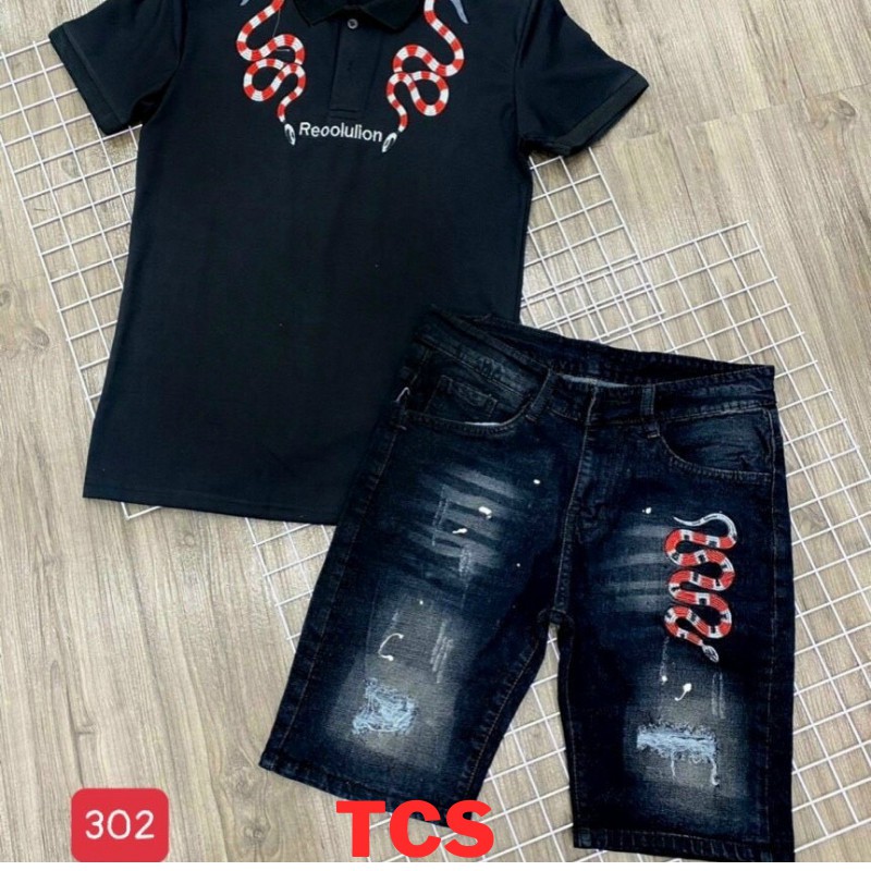 Quần Short Jean Nam Mềm Mịn Màu Đen ,Xám Trẻ Trung Phong Cách Hàn Quốc TCS 302