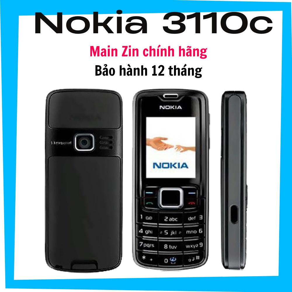 Điện thoại Nokia 3110c main zin chính hãng, bảo hành 1 năm