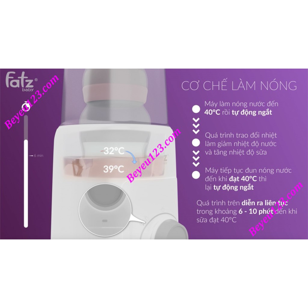 Máy hâm sữa và Tiệt trùng bình sữa FatzBaby MONO 6 - FB3001TN / MONO 7 - FB3010TN