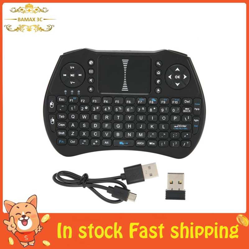 Bàn Phím Không Dây Mini 2.4ghz Cho Android Tv Box Touchpad A8