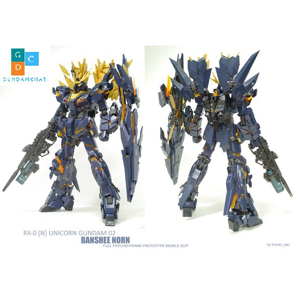 Mô hình RG 1/144 UNICORN GUNDAM 02 BANSHEE NORN Bandai