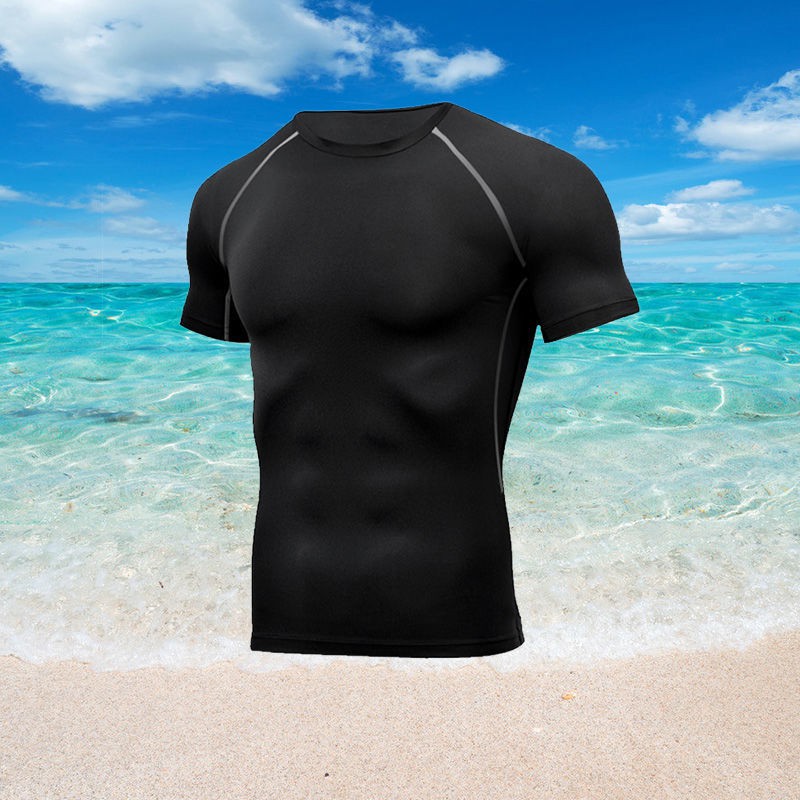 Áo tắm Nam Bộ đồ bơi lặn chuyên nghiệp chống lúng túng hàng đầu nhanh khô 5 điểm Quần dài nắng toàn thân cho
