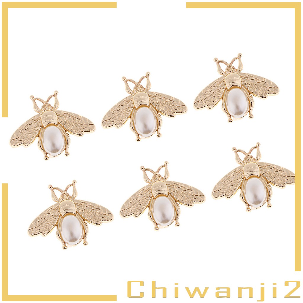 Bộ 6 Khóa Kim Loại DIY Hình Ong Cho Túi Xách