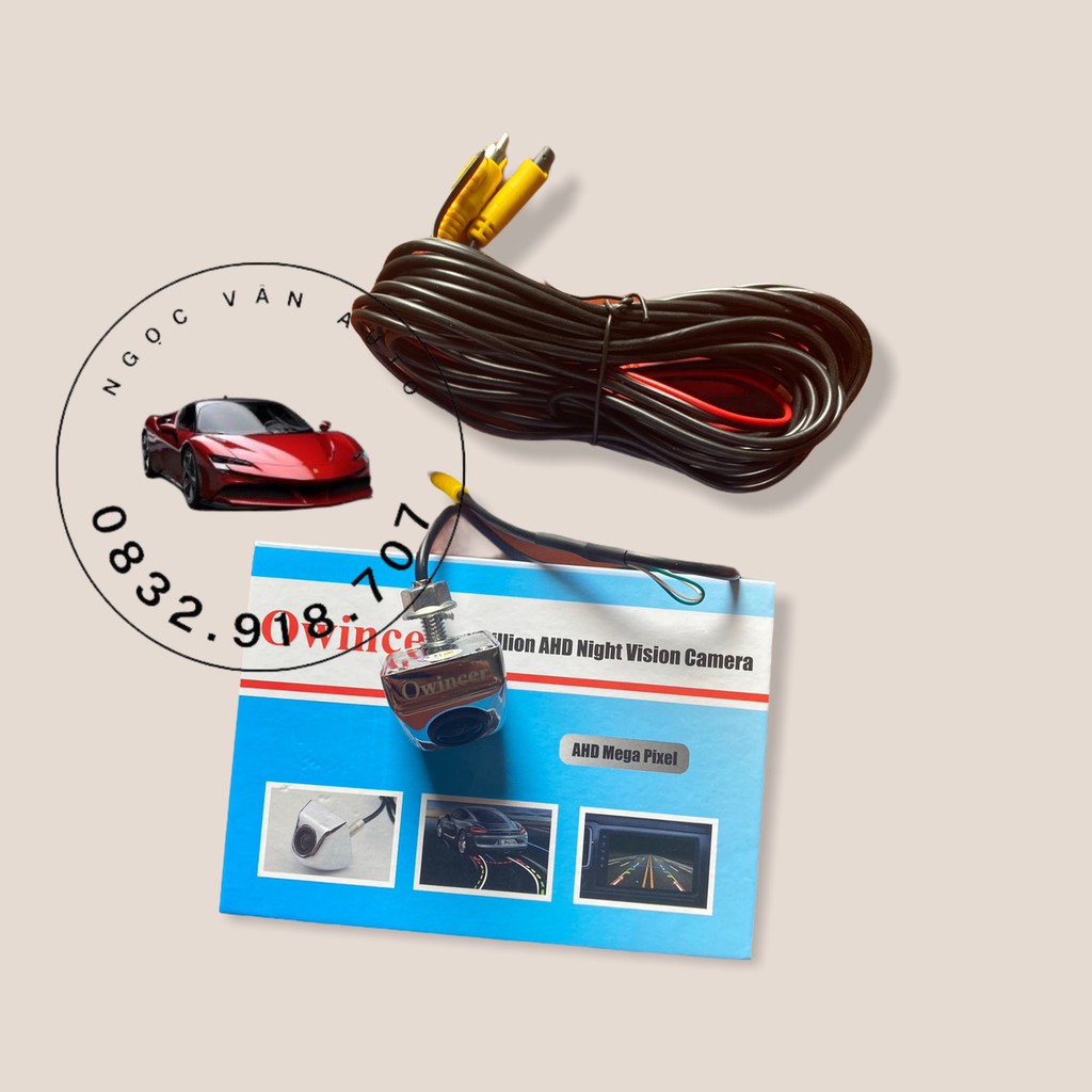 Camera lùi AHD + CCD Owincer độ phân giải cao Full HD 1080. hỗ trợ quay đêm siêu nét