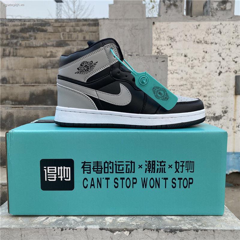 △AJ High Top Shoes Joe 1 Air Force One Basketball shoes New casual female student couple shoes aj1 high-top shoes