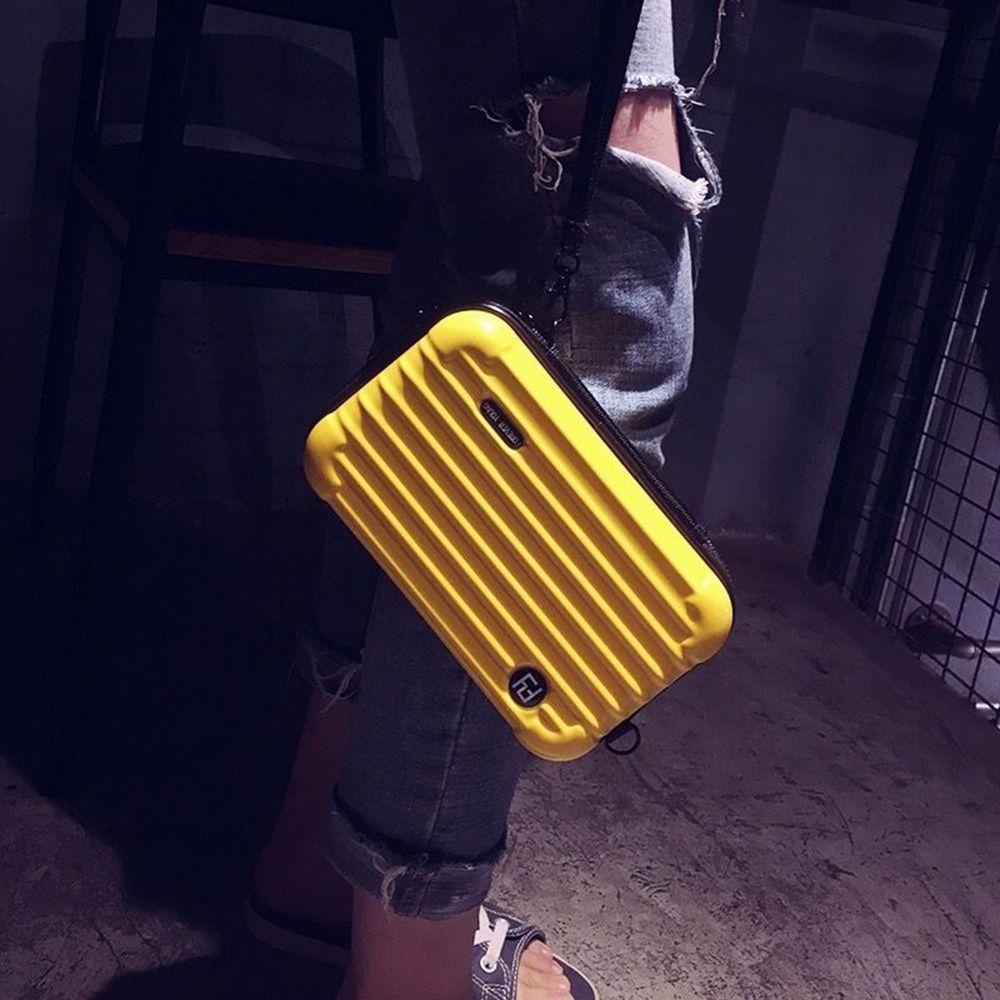 DIACHAVN Túi Đựng Mỹ Phẩm Mini Vỏ Cứng Cao Cấp Tiện Lợi Dễ Sử Dụng