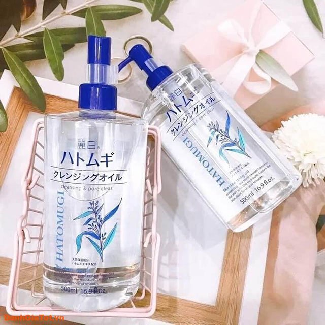 Dầu tẩy trang Hạt Ý Dĩ Hatomugi Nhật Bản 500ml