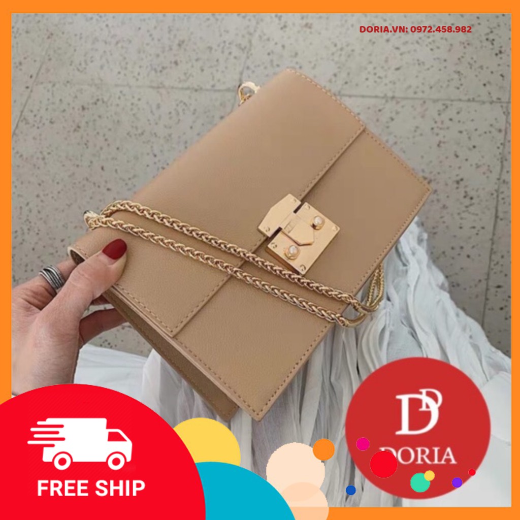 FREESHIP 50K - Túi xách nữ đeo chéo dáng Bassic sang trọng DR500 | BigBuy360 - bigbuy360.vn