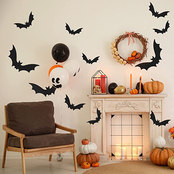 Dơi Mắt Xanh Phát Quang Treo Trang Trí Halloween