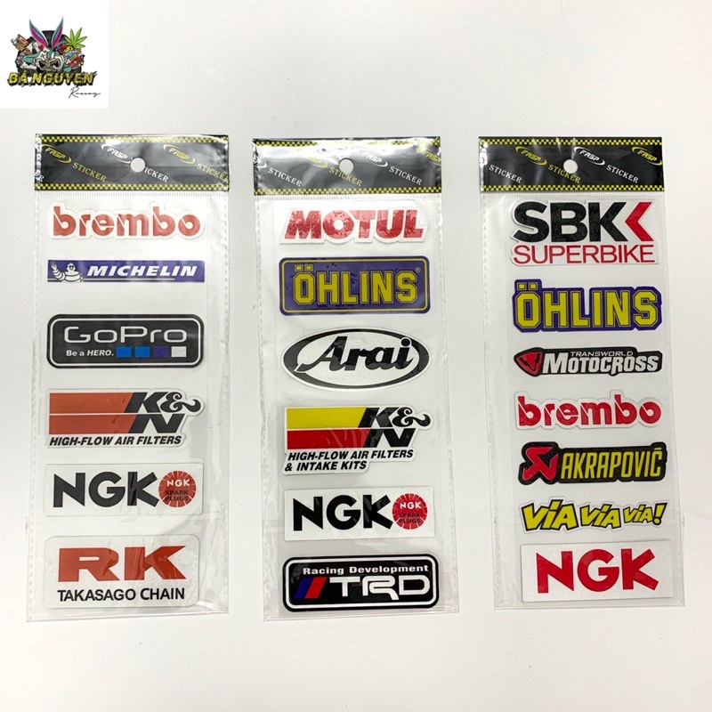 Tem Decal Phản Quảng Vỉ 7 Sticker Siêu Chất